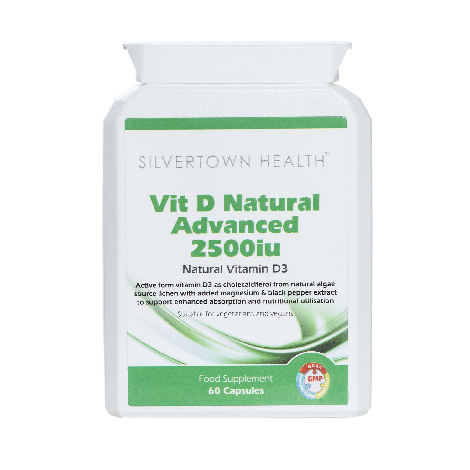 Vitamin D Natural Advanced 2500iu - 60 Capsules